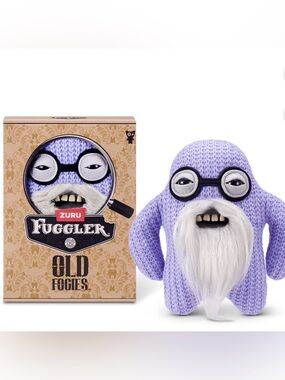 Fuggler Old Fogies 9 inch (Mr Needles), Funny Ugly Monster Stuffed Animal